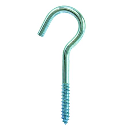 Hampton Hampton Small Zinc-Plated Silver Steel 4.0625 in. L Ceiling Hook 60 lb 1 pk 02-3480-148